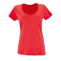 Футболка женская Metropolitan розовая (коралловая), XL