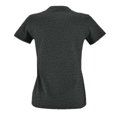 Футболка женская Imperial Fit Women черный меланж, S