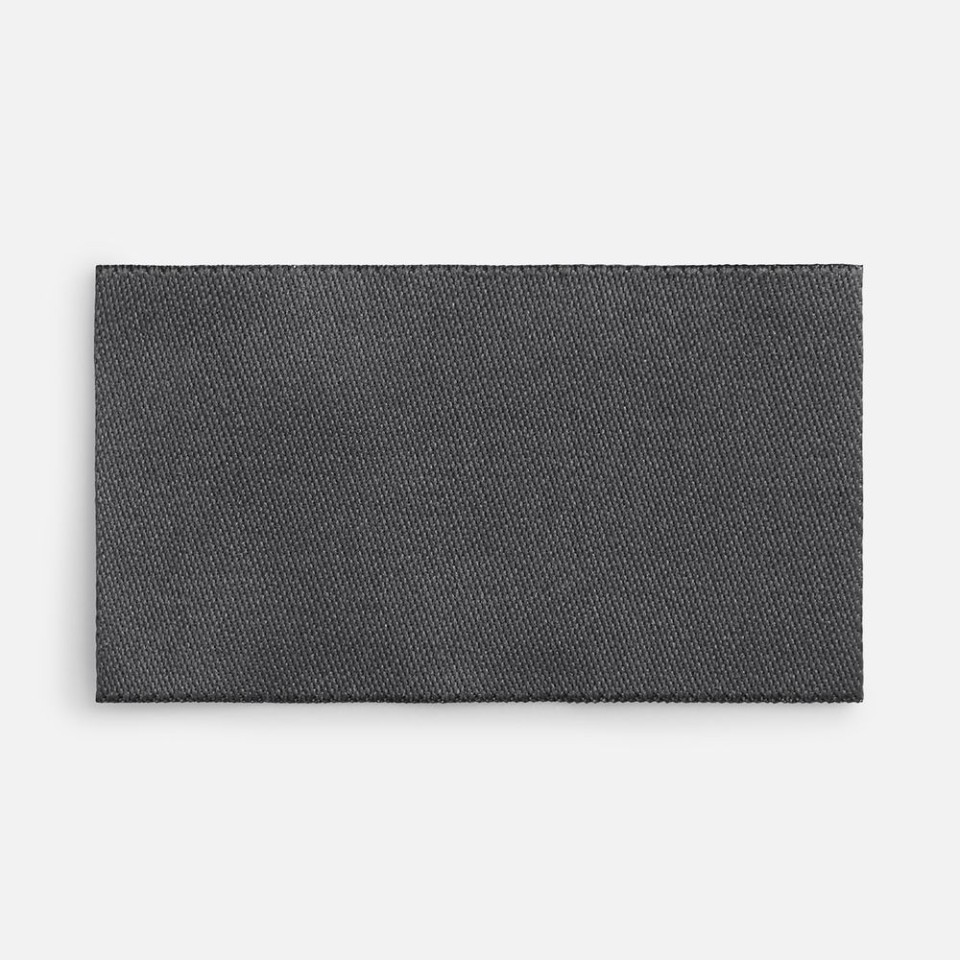 Лейбл тканевый Epsilon, M, темно-серый