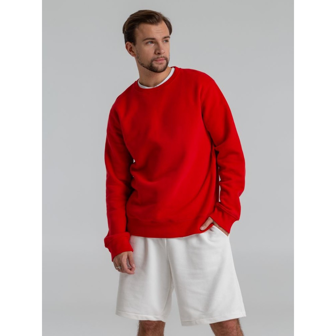 Свитшот унисекс King, красный, S