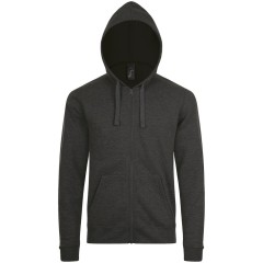 Толстовка унисекс Stone черный меланж, L