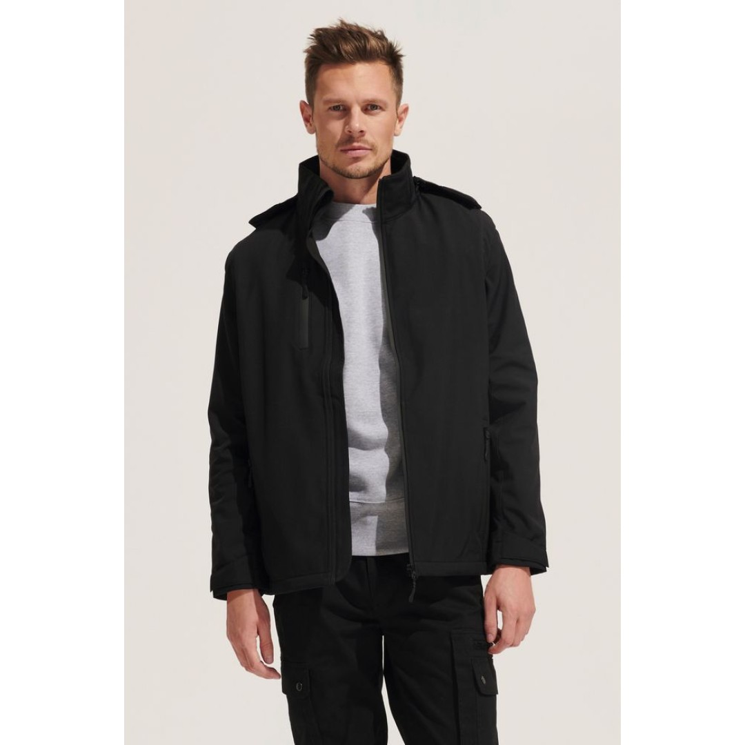 Куртка-трансформер унисекс Falcon, черная, размер XS