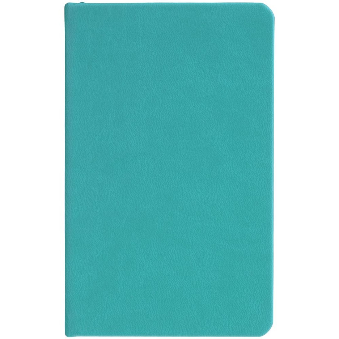 Блокнот Cluster Mini в клетку, бирюзовый