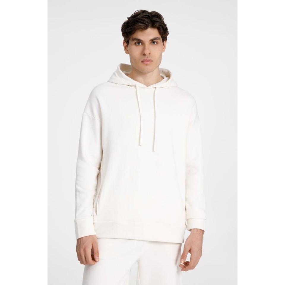 Худи унисекс H2, молочно-белое, размер XS/S