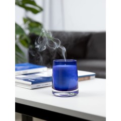 Ароматическая свеча Fragnola, пряная древесина и кардамон, темно-синяя