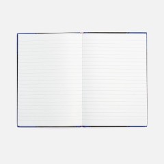 Блокнот Accenti, черный с синим