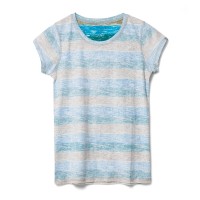 Футболка женская RAYET LADY двусторонняя, голубой/зеленый, S