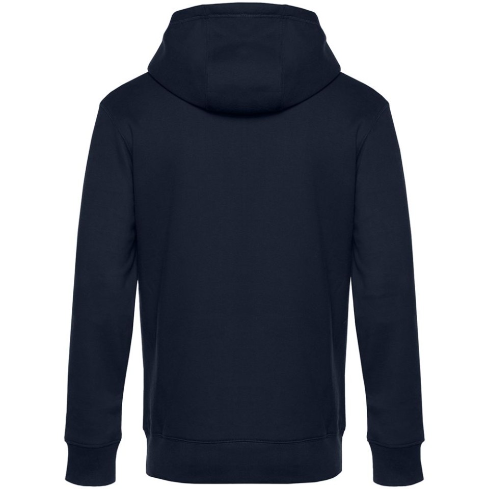 Толстовка с капюшоном унисекс King, темно-синяя