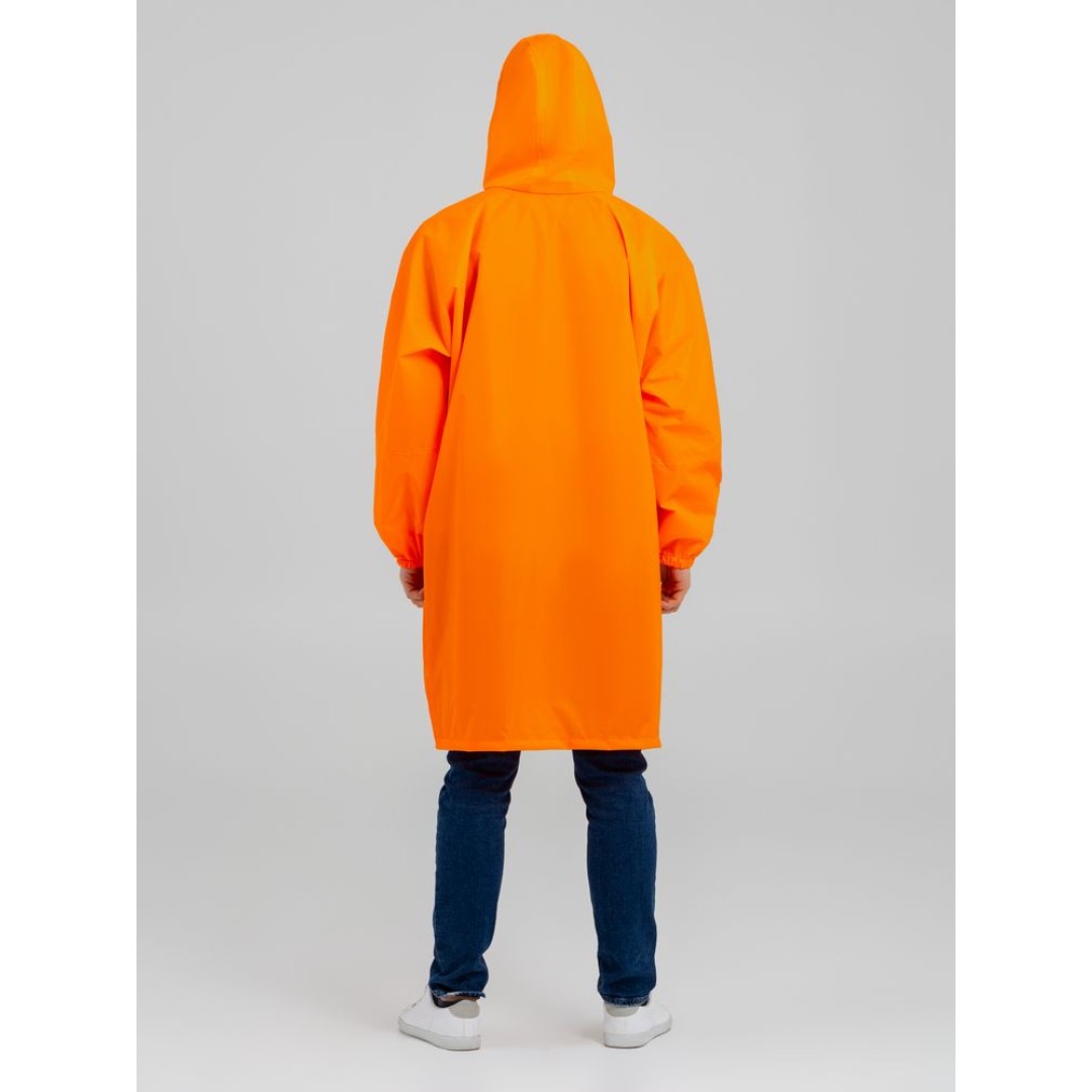 Дождевик-анорак Alatau, оранжевый неон, единый