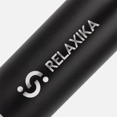 Термос Relaxika 1600 со стикерпаком, черный