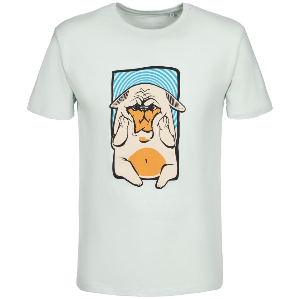 Футболка мужская Deep Thinker, зеленая, S