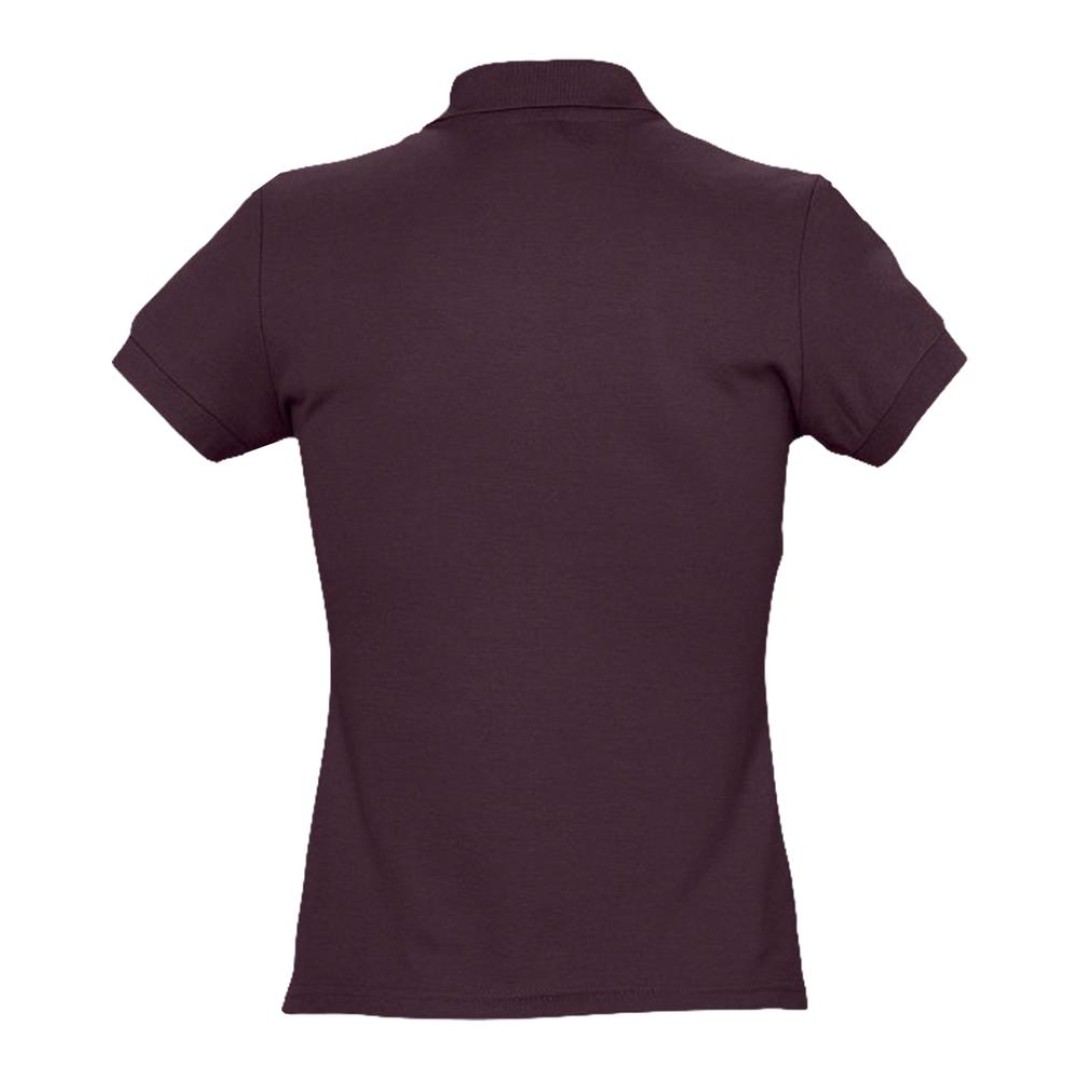 Рубашка поло женская Passion 170 бордовая, XXL