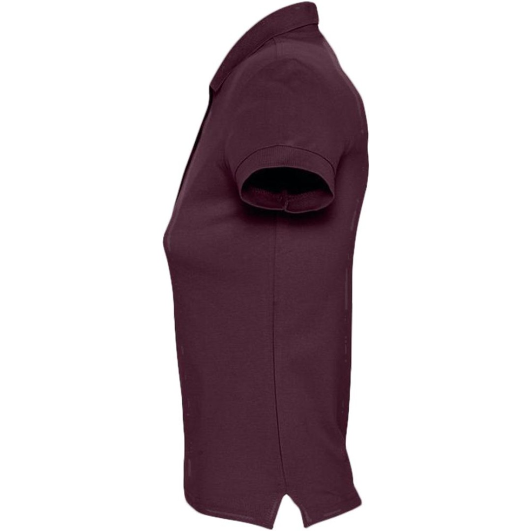 Рубашка поло женская Passion 170 бордовая, XXL