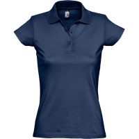 Рубашка поло женская Prescott women 170 темно-синяя, L