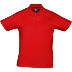 Рубашка поло мужская Prescott men 170 красная, XL