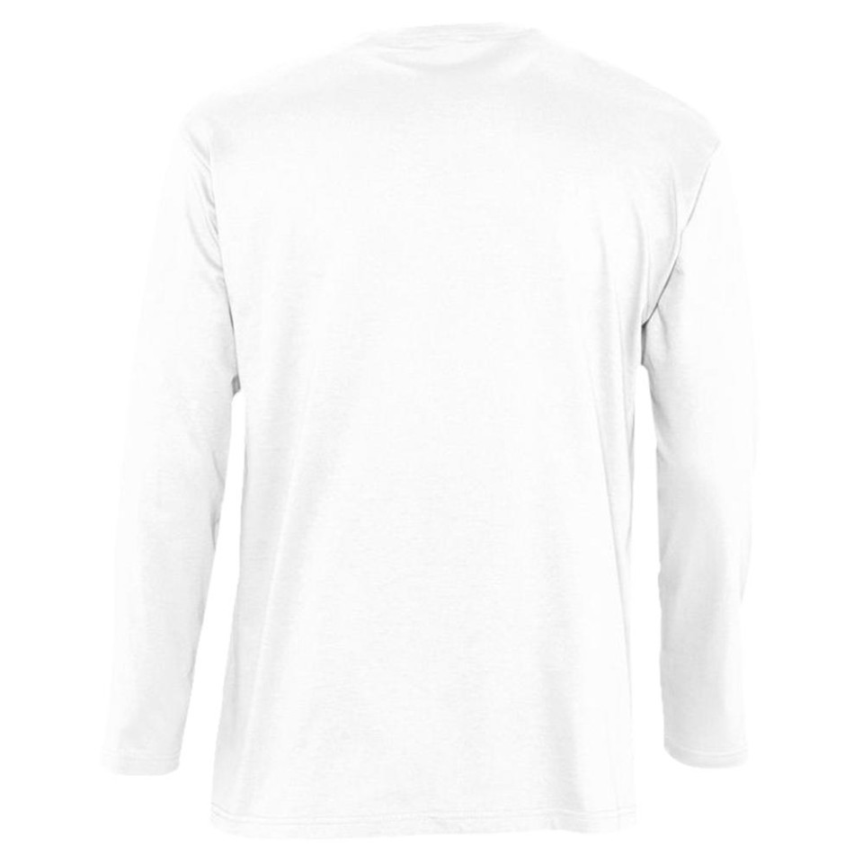Футболка мужская с длинным рукавом Monarch 150 белая, S