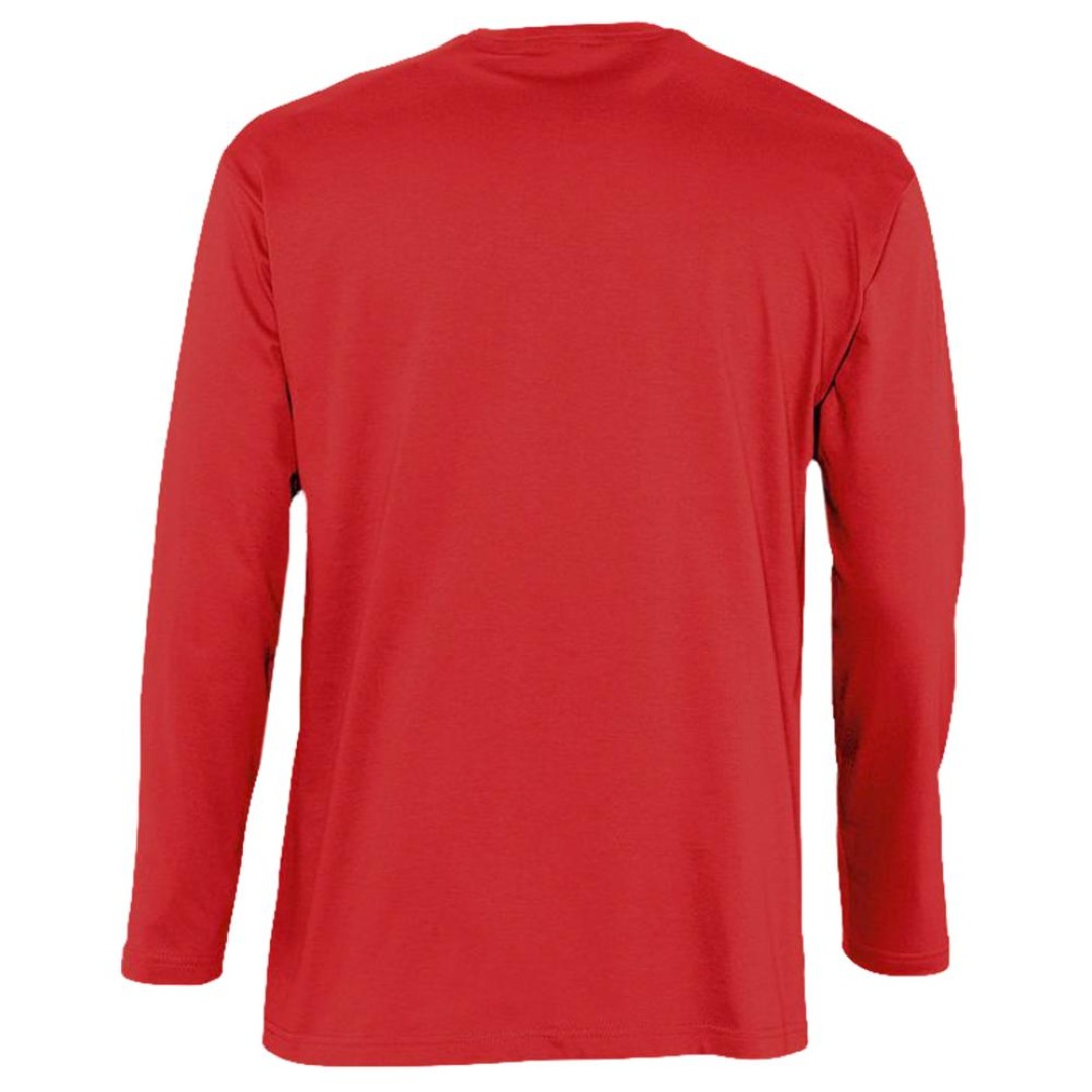 Футболка мужская с длинным рукавом Monarch 150 красная, XL