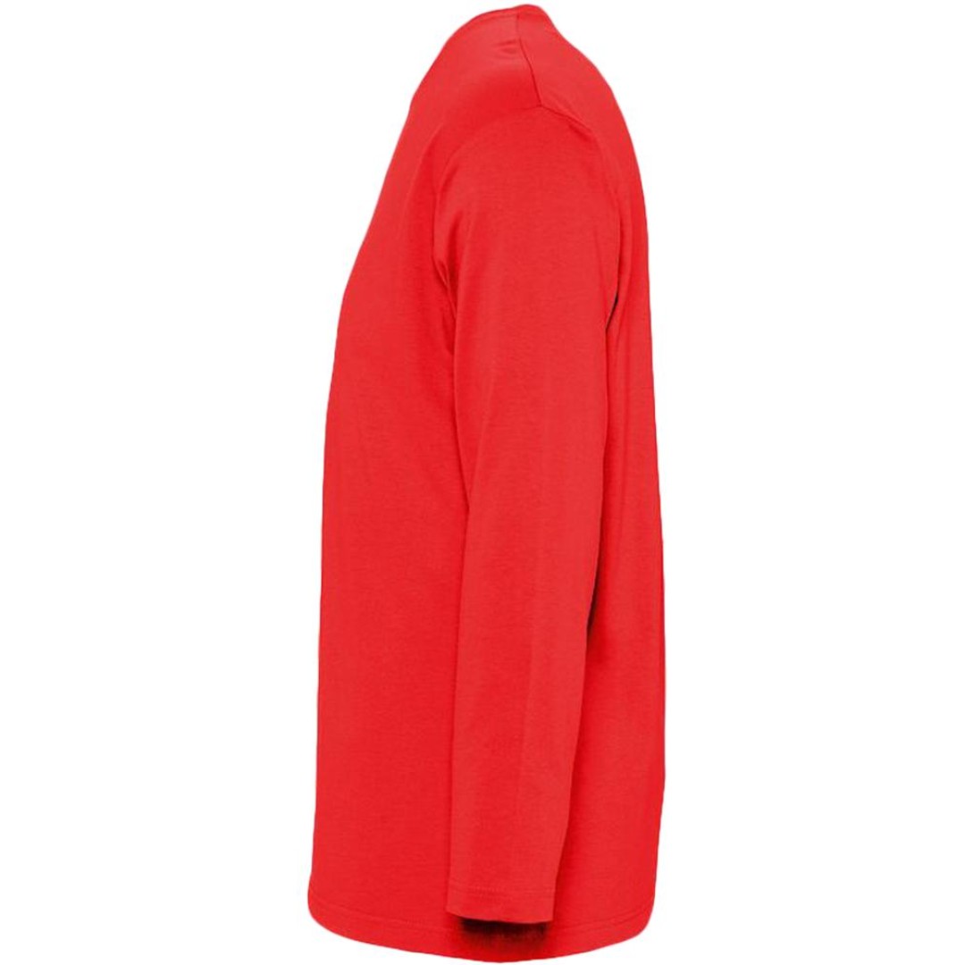 Футболка мужская с длинным рукавом Monarch 150 красная, XL