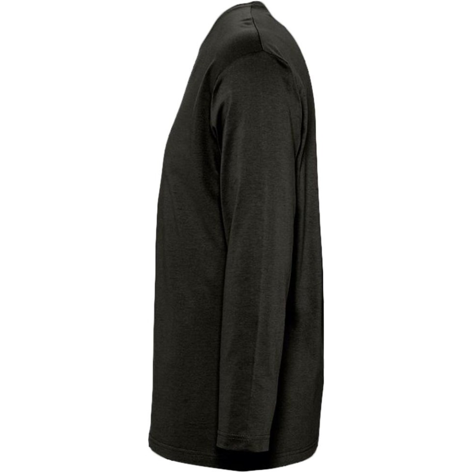 Футболка мужская с длинным рукавом Monarch 150 черная, L