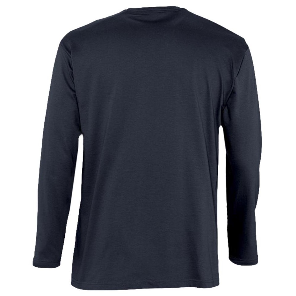 Футболка мужская с длинным рукавом Monarch 150 темно-синяя, M