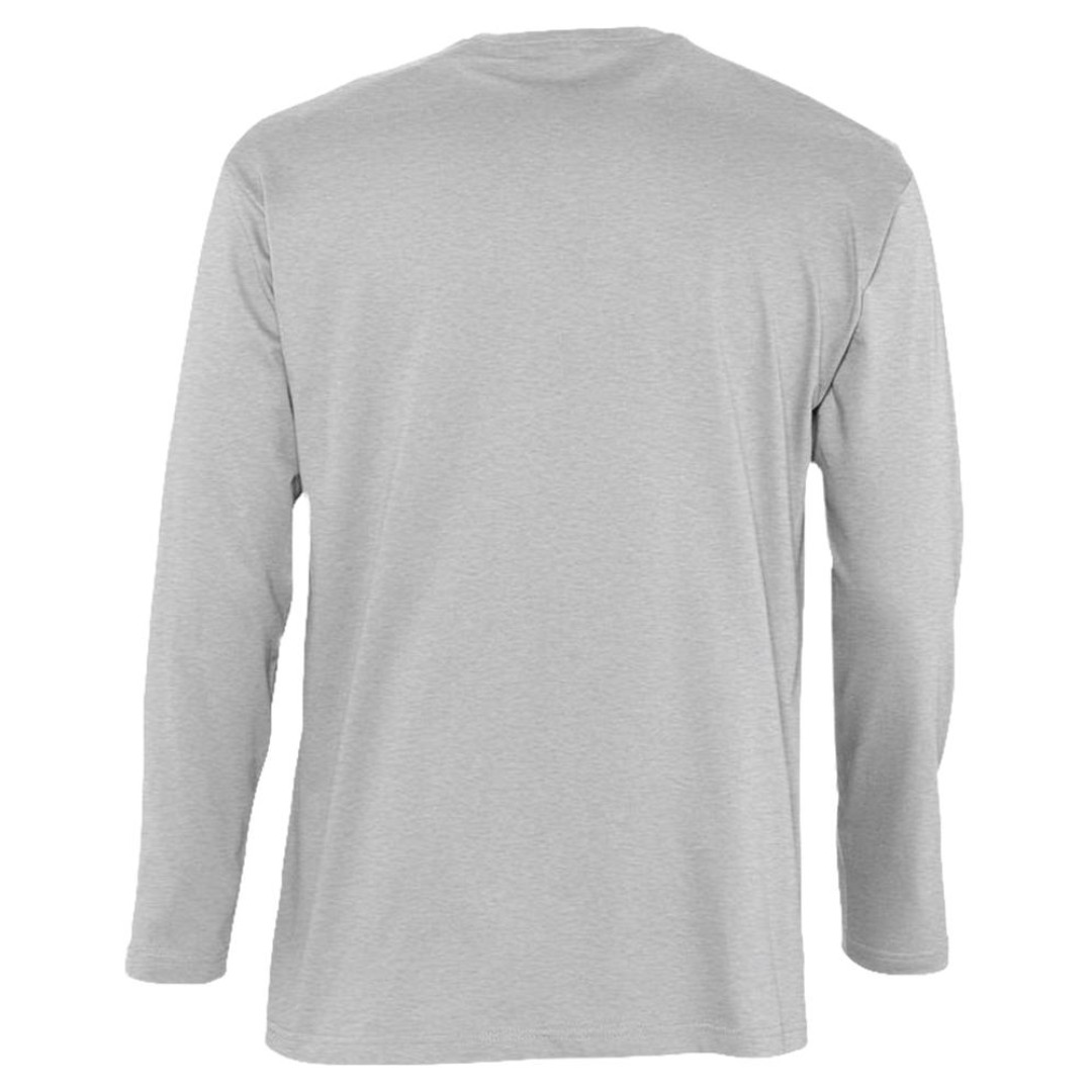 Футболка мужская с длинным рукавом Monarch 150 серый меланж, XL