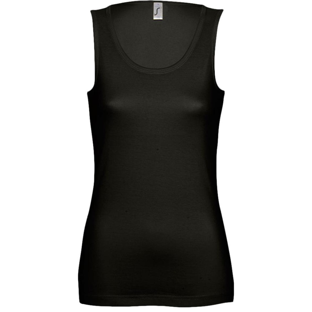 Майка женская Jane 150, черная, M