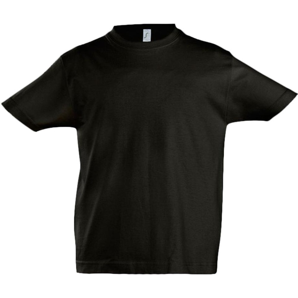Футболка детская Imperial Kids черная, на рост 96-104 см (4 года)