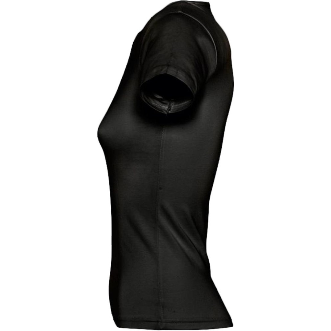 Футболка женская MIAMI 170 черная, S