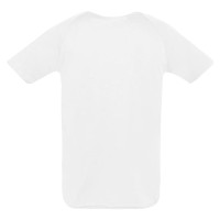 Футболка унисекс Sporty 140 белая, L