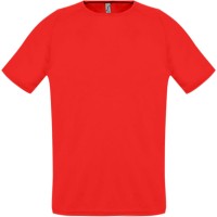 Футболка унисекс Sporty 140 красная, 3XL