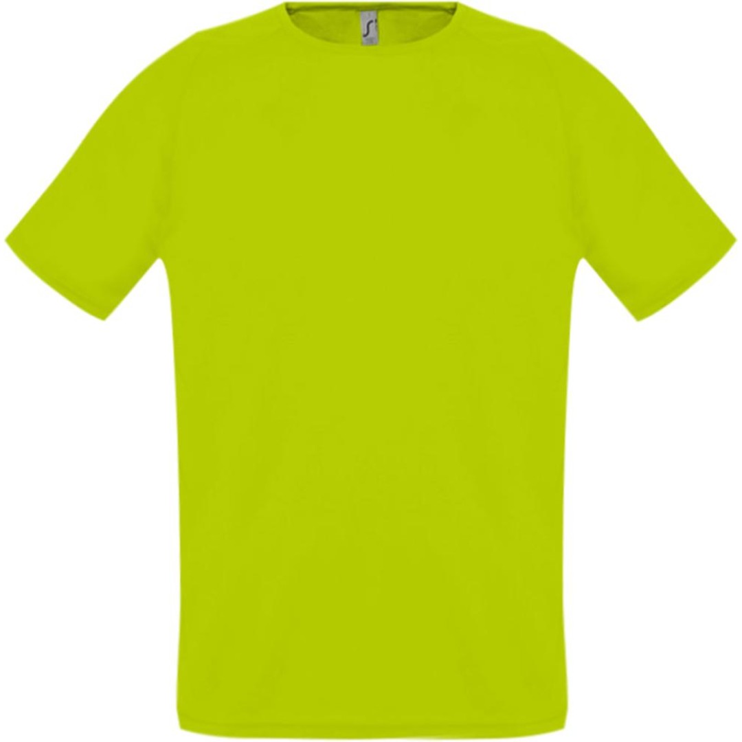 Футболка унисекс Sporty 140 зеленый неон, L