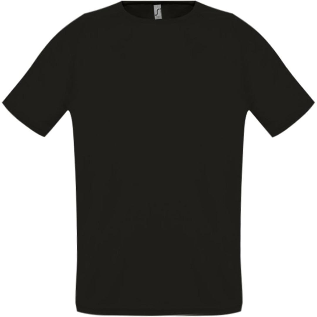 Футболка унисекс Sporty 140 черная, L