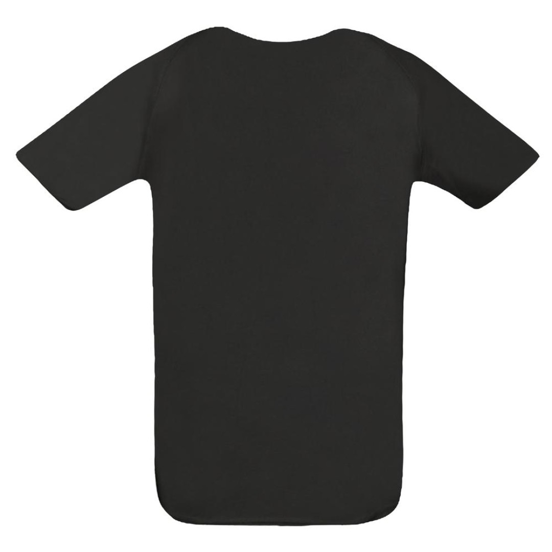 Футболка унисекс Sporty 140 черная, L