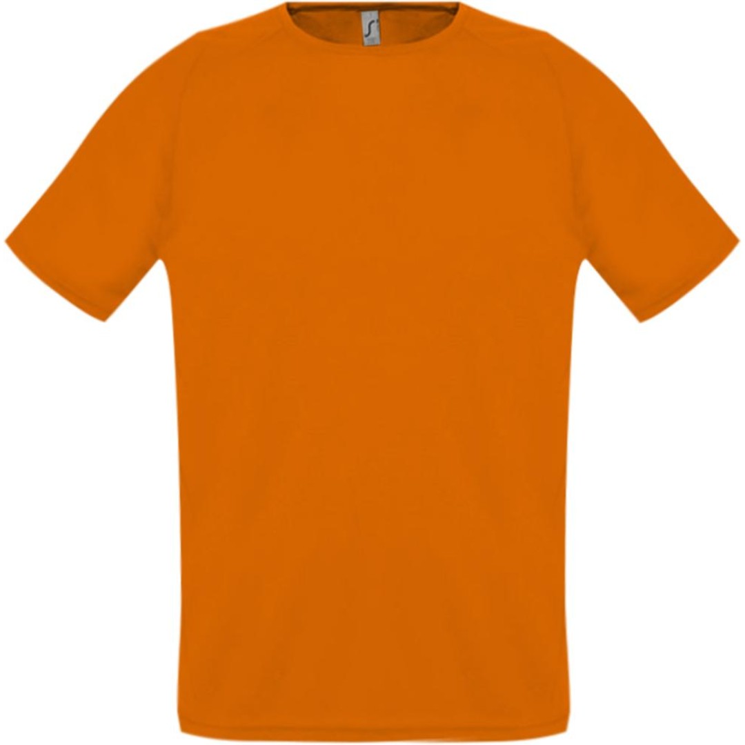 Футболка унисекс Sporty 140 оранжевая, L