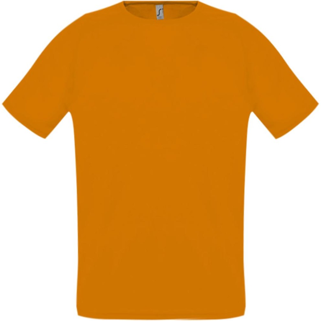 Футболка унисекс Sporty 140 оранжевый неон, XL
