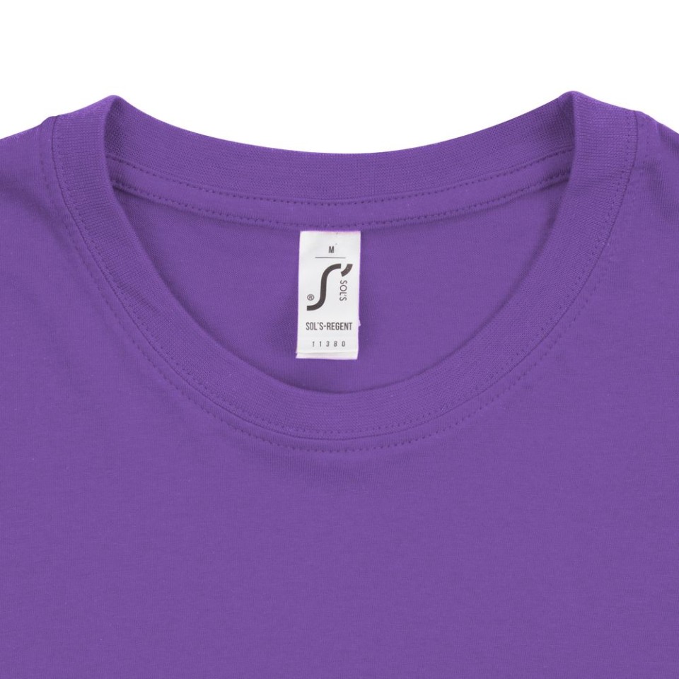 Футболка Regent 150 фиолетовая, XS