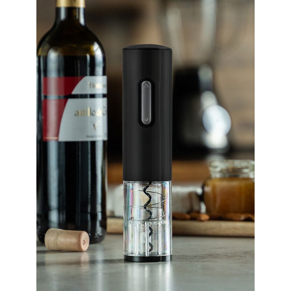 Электрический штопор с ножом для фольги Wine Diesel, черный