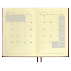 Ежедневник Merida, датированный, коричневый