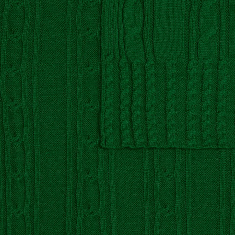 Плед Remitti, глубокий зеленый