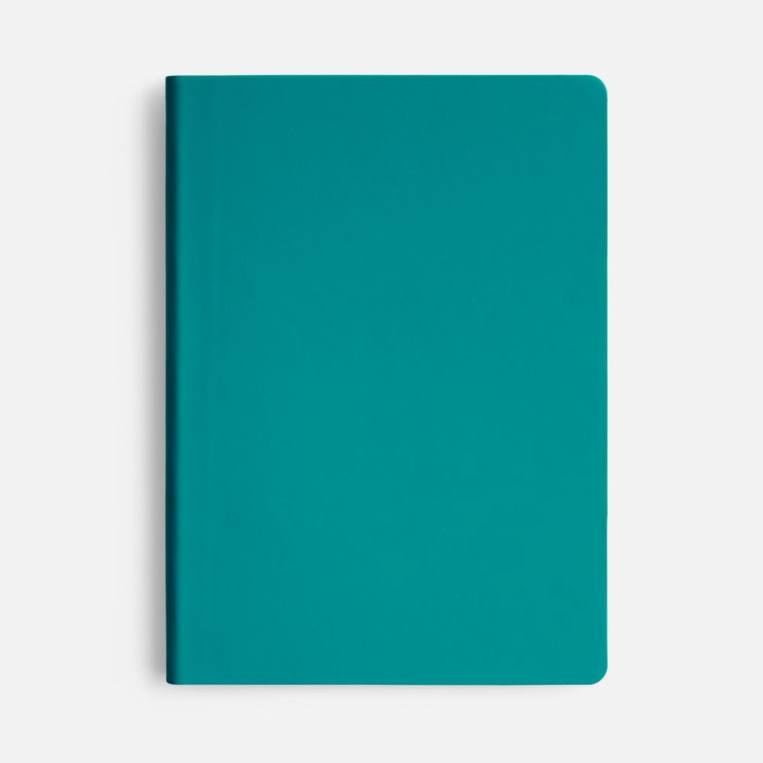 Ежедневник Flex Shall New, недатированный, бирюзовый
