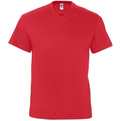 Футболка мужская с V-обр. вырезом Victory 150 красная, M
