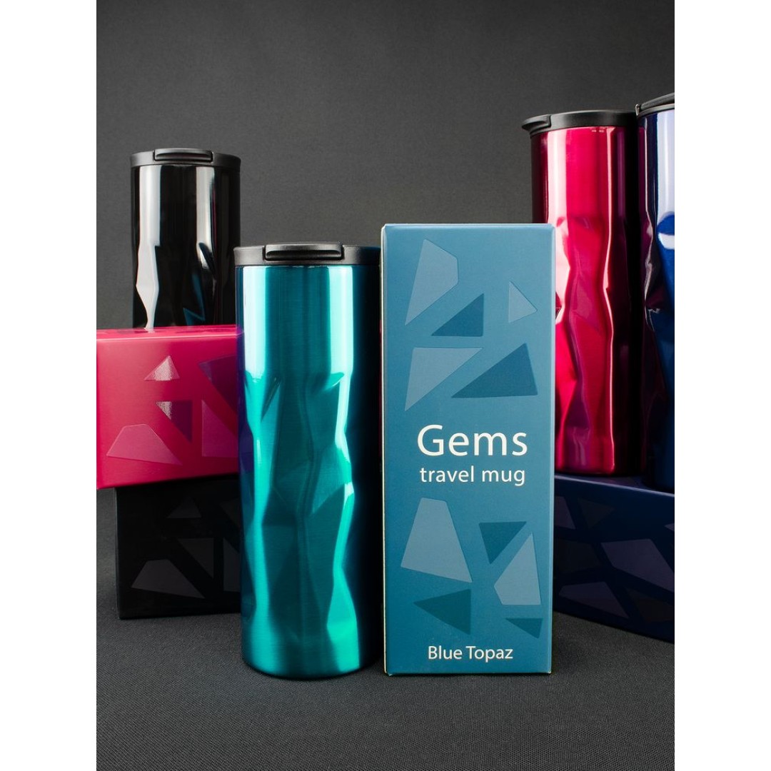 Термостакан Gems Blue Topaz, синий топаз