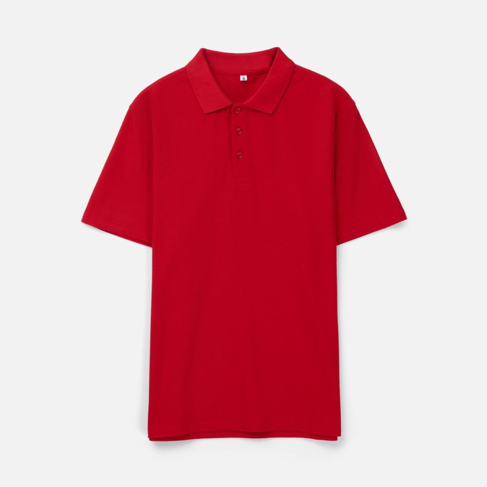 Рубашка поло унисекс Tervise, красная, размер 3XL