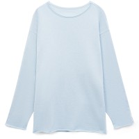 Лонгслив унисекс Siluetti Fuori, светло-голубой, размер S/M