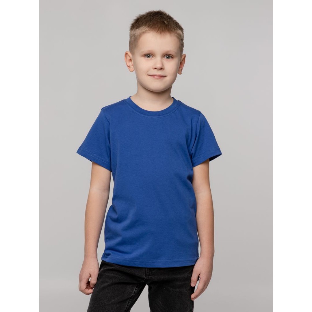 Футболка детская T-Bolka Kids, ярко-синяя, 6 лет