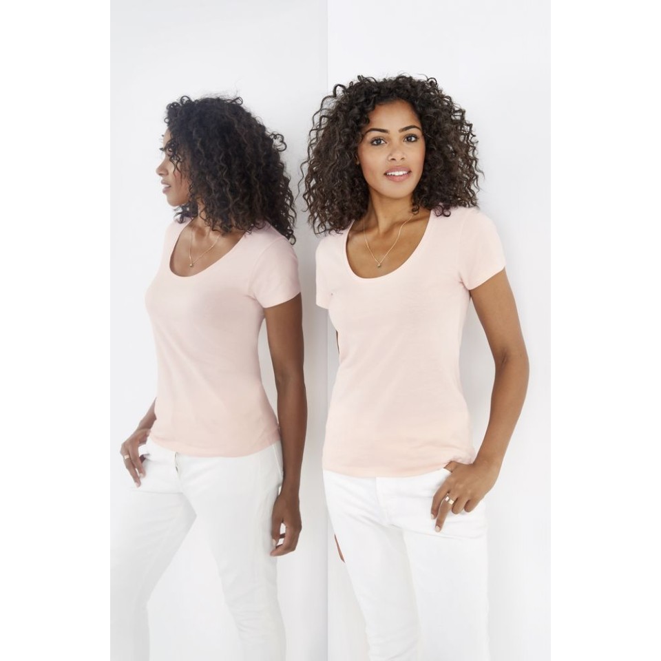 Футболка женская Metropolitan розовая (коралловая), S