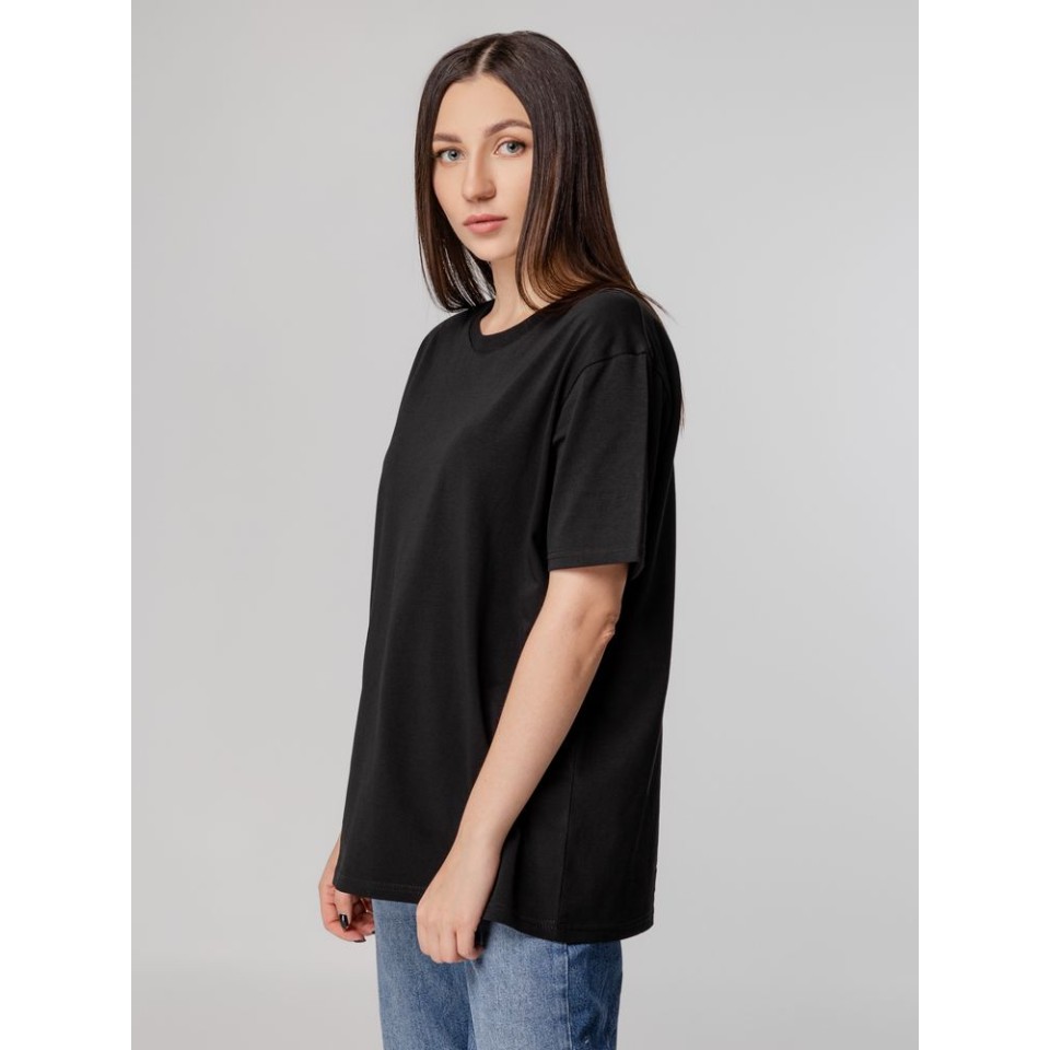 Футболка унисекс Tervu, черная, размер XXL