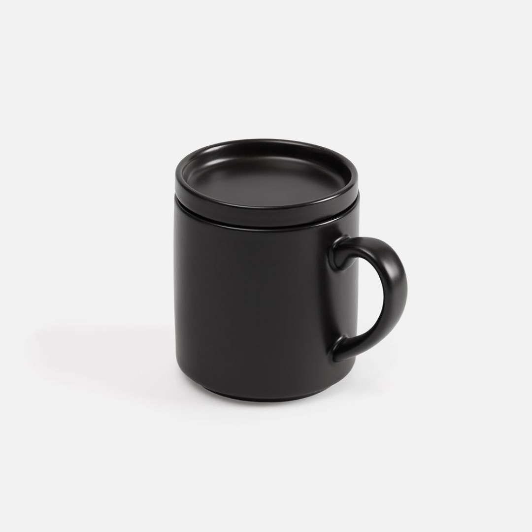 Беспроводное зарядное устройство с подогревом кружки Hot Task, черное