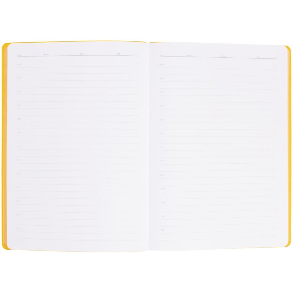 Ежедневник Flexpen Shall, недатированный, желтый