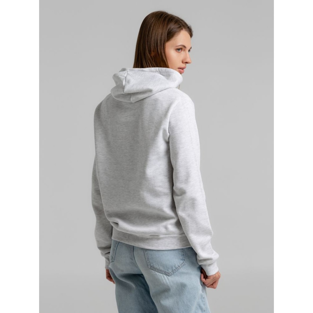 Толстовка с капюшоном Snake II светло-серый меланж, 3XL